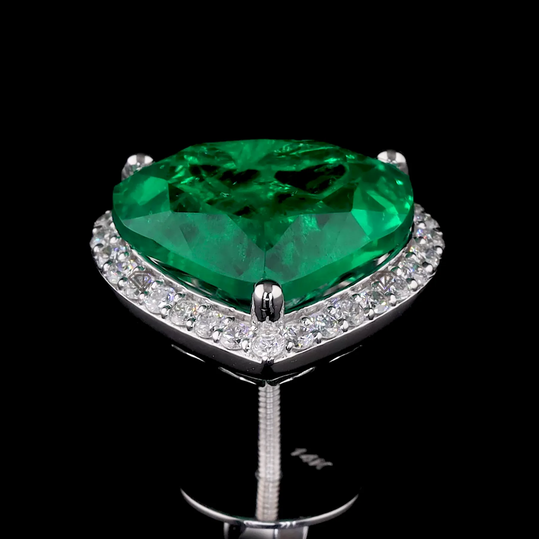 Heart Shaped Emerald Halo Diamond Stud Earrings feature_image 1788932472_heart-shaped-emerald-halo-stud-earrings.webp.webp