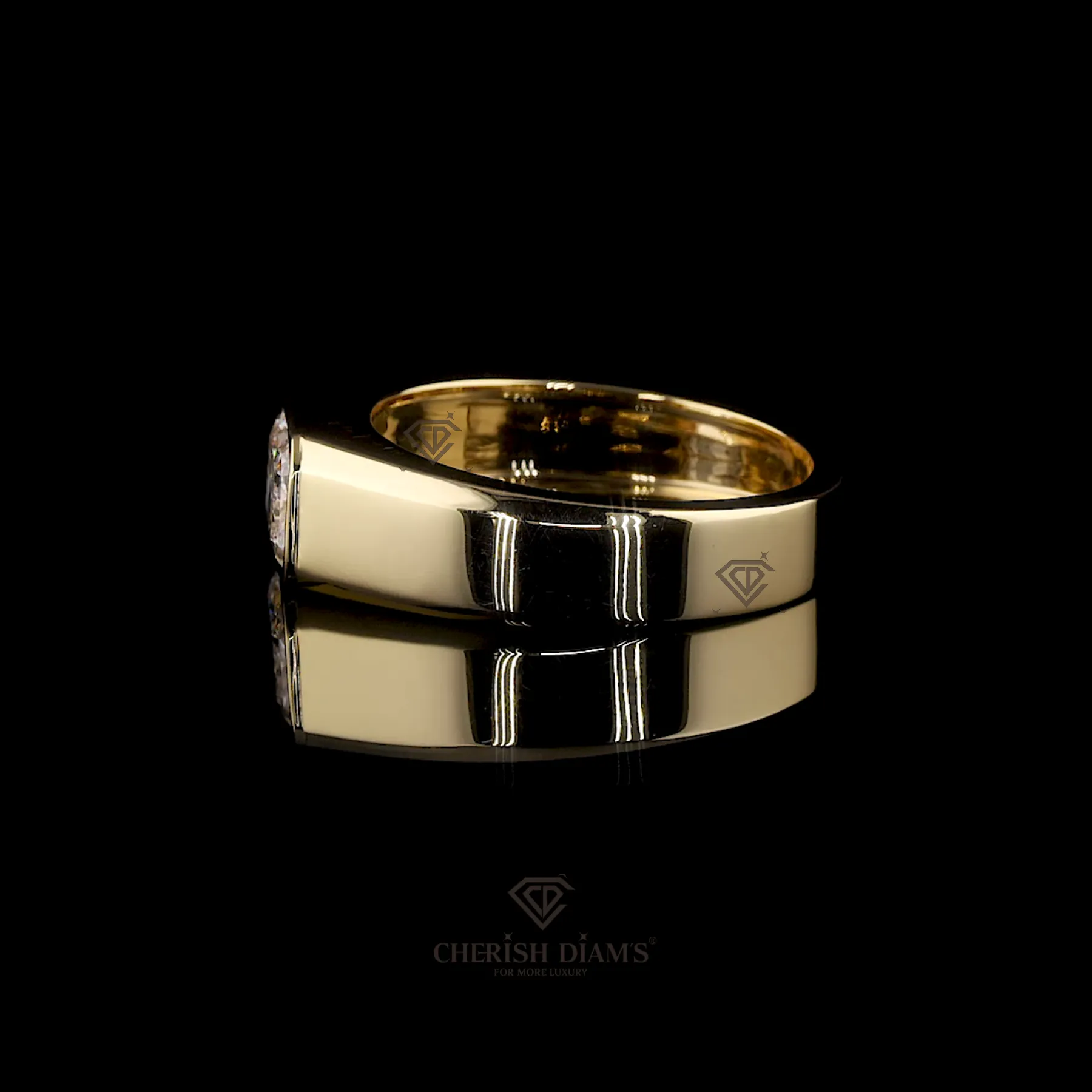 Men’s Cushion Cut Diamond Ring in 18K Yellow Gold feature_image 1788933560_cushion-diamond-bezel-set-mens-ring.webp.webp