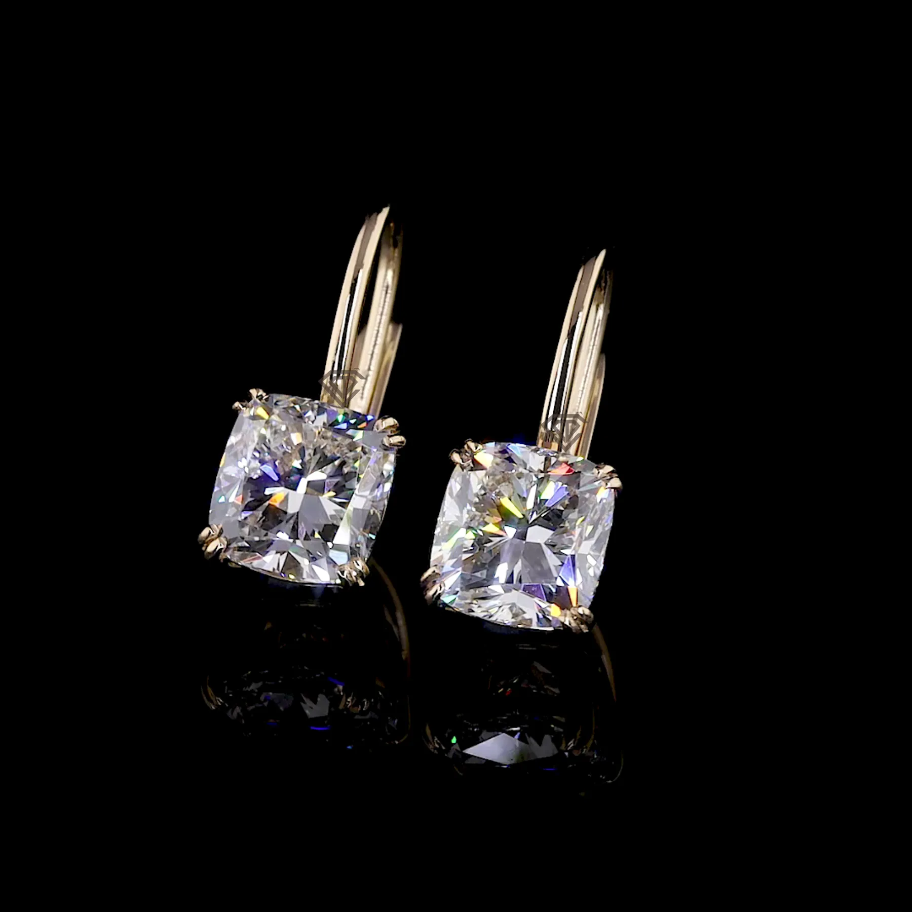 Cushion Lab-Grown Diamond Drop Earrings feature_image 1788938414_square-diamond-leverback-earrings.webp.webp