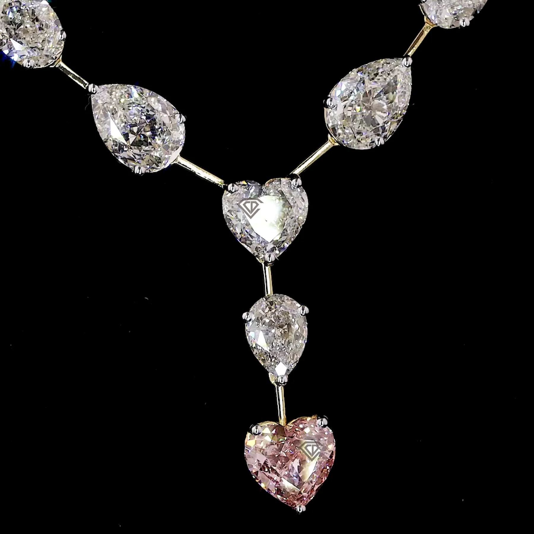 Pear & Heart Shape Lab-Grown Diamond Drop Pendant Necklace feature_image 1788870580_graduated-pear-diamond-necklace.webp.webp